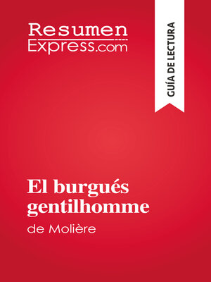 cover image of El burgués gentilhomme